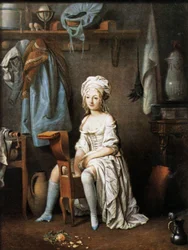 The Morning Wash: Woman on a Bidet